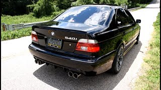 BMW 540i with magnaflow exhaust  CLEAN [upl. by Dalli]