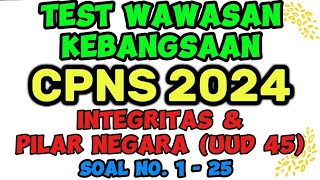 Latihan Soal TWK CPNS 2024 PART 1 [upl. by Enid741]