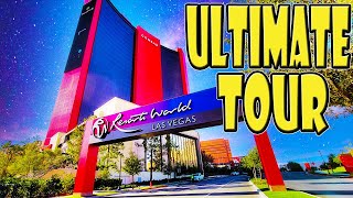 RESORTS WORLD LAS VEGAS Exploring the Food Shops amp Hotels [upl. by Nahtaj]