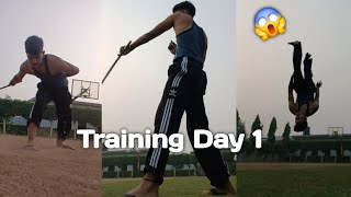 Training Day  1 🔥  fitchhetri12 training [upl. by Acir]