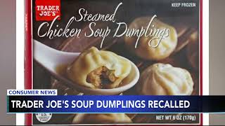 Trader Joes chicken soup dumplings recalled for possibly containing permanent marker plastic [upl. by Anna-Maria]