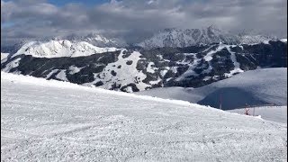 Legendäre Schattberg Nordabfahrt in Saalbach Hinterglemm [upl. by Notnyw506]