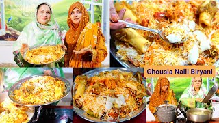 GHOUSIA NALLI BIRYANI RECIPEquotSTEP BY STEP EASY PREPARATIONBEEF NALLI BIRYANI COOKING WITH SHABANA [upl. by Donielle302]