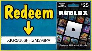 How to Redeem a Roblox Gift Card Code and Convert it to Robux [upl. by Melc]