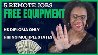 Apply Quickly Remote Jobs Paying Up to 26HR  Free EQUIPMENT [upl. by Rimat]