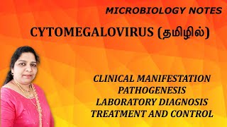 Cytomegalovirus CMV  clinical manifestations pathogenesis lab diagnosis amp treatment  Tamil [upl. by Demmahom687]