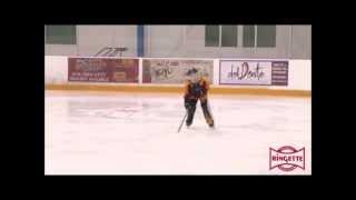 Ringette Ontario Skills Matrix Drills Video 19 Backward Skating [upl. by Nylavad]