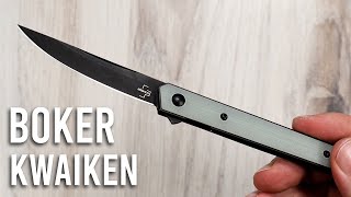 Sleek and Snappy Boker Kwaiken Flippers Knifehub Review [upl. by Shannon448]