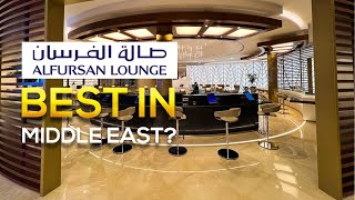 Review of Saudi Airlines Alfursan Lounge at the New Jeddah Airport KAIA [upl. by Vidal789]