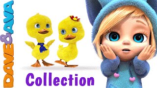 Five Little Ducks  New Nursery Rhymes Collection from Dave and Ava [upl. by Assenov324]