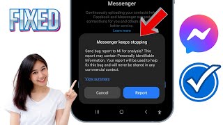 Cómo solucionar el problema de que Messenger se detiene constantemente  Messenger no se abre [upl. by Halverson373]