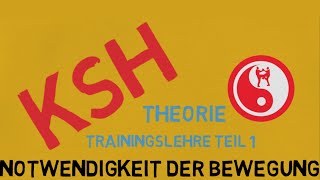 Trainingslehre1 Die Notwendigkeit der Bewegung Theorie und Praxis Sifu Markus Waßmann [upl. by Harobed]