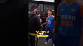 Smriti Mandhanna amp Rohit Sharma Unforgettable Welcome Moment 🎉✨ shorts viral cricket wpl [upl. by Yboc601]