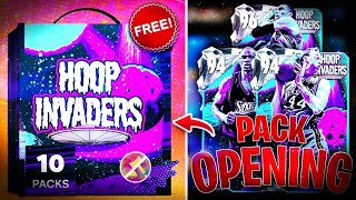 OPENING OUR FREE HOOP INVADERS BOX in NBA 2K25 MYTEAM [upl. by Laira598]