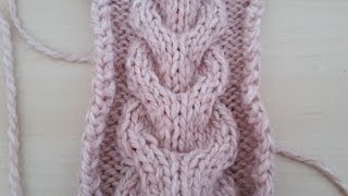 Tricot facile Torsade double [upl. by Yelats]