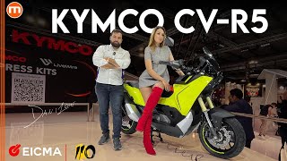 Kymco CVR5  Il nuovo scooter Adventure si traveste da moto a EICMA 2024 [upl. by Concordia]