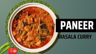 Restaurant Style Paneer Masala  Paneer Curry  Quick Paneer Recipe [upl. by Adnat]