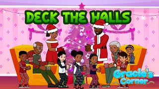 Deck the Halls with Lyrics  Christmas Song for Kids  Gracie’s Corner Nursery Rhymes  Kids Songs [upl. by Golda690]