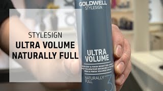 Hairstylists Favorite Bodifying Finishing Spray  StyleSign  Goldwell Education Plus [upl. by Nylaehs233]