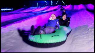 Worlds First Cosmic Tubing at Mt Hood Skibowl [upl. by Feetal]