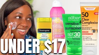 AFFORDABLE Sunscreen for Darker Skin Most Under 10  Mineral [upl. by Randene944]