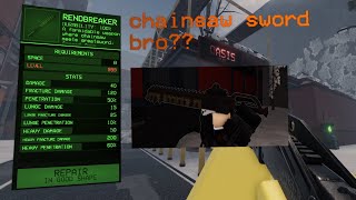 they added a chainsaw sword and rpg7  Roblox Blackout Revival Update real [upl. by Ansilme228]