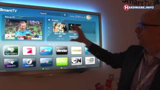 IFA 2011 Nieuwe interface Philips Smart TV  NetTV [upl. by Hamrnand594]