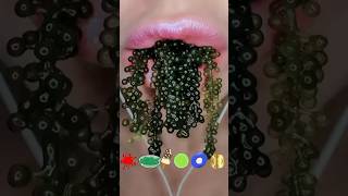 Sea grapes eating sounds Asmr by SatisfyingLips asmr mukbang sleep seagrape [upl. by Haff]