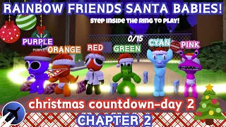 SANTA BABY RAINBOW FRIENDS vs Rainbow Friends Chapter 2 Rainbow Friends CH2 [upl. by Yznyl]