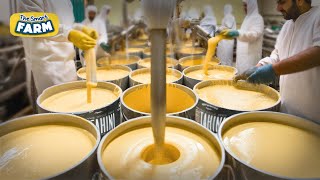 Tahini Sauce Factory Making Process From Sesame Seeds to Tahini Sesame Oil Halva  How its made [upl. by Eslehc]