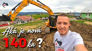 Prvý deň a prvé dojmy  JCB 140X pásový bager [upl. by Leviralc595]