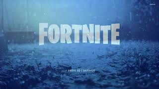 1 Hour Of RELAXING Fortnite Theme Song And Rainstorm Ambience [upl. by Farmer]