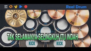 Merpati  Tak Selamanya Selingkuh Itu Indah  Real Drum Cover [upl. by Brader237]