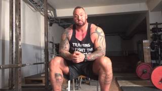 Hafþór Júlíus Björnsson talks about how good Eddie Hall 2015 [upl. by Adallard520]