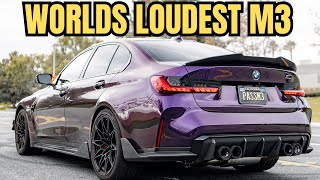 BMW G80G82 M3M4 F1 Exhaust System  4K SOUND CLIP LOUD [upl. by Statis]