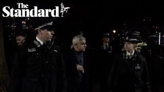 Sadiq Khan meets a Safer Neighbourhood team for a ‘Winter Nights’ foot patrol [upl. by Mart]