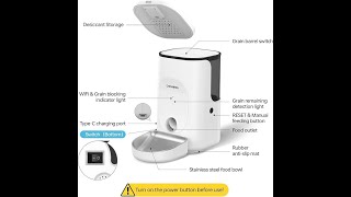 How to Pair DOGNESS No Camera Automatic Pet Feeder [upl. by Berlin]