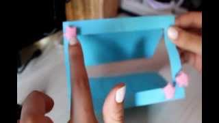 Tutorial Doppio Biglietto dauguri  Portafoto  Stelline origami  Two in one [upl. by Stephen]