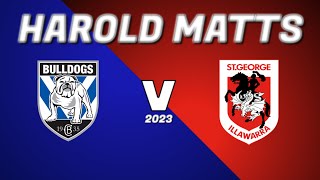 R1 Bulldogs v Dragons Harold Matthews 04022023 [upl. by Nnylram]