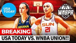 WNBA Union DEFENDS DiJonai Carrington Over VICIOUS Caitlin Clark Eye Poke USA Today FIGHTS BACK [upl. by Ahsiakal]