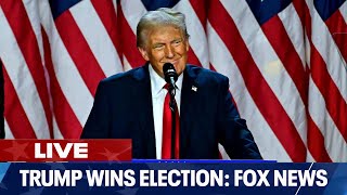 🔴 Trump speaks after winning presidency Fox News calls  LIVE [upl. by Pope541]