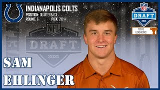 2021 NFL DRAFT Sam Ehlinger  Indianapolis Colts [upl. by Miyasawa66]