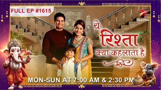 Naman लापता kaise hua Full Episode1615Yeh Rishta Kya Kehlata Hai [upl. by Asemaj]