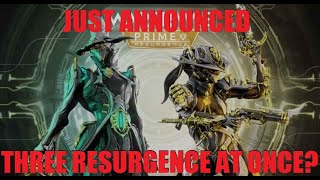 WARFRAME ANOTHER ONE New Primed Resurgance Announced Alongside Ember PrimeGlaive  Jade Shadows [upl. by Juliano]