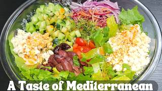 Authentic Greek Salad Traditional Horiatiki Recipe for Fresh Flavor [upl. by Joung]