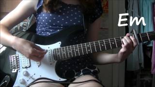 John Newman  Love Me Again  Electric Guitar Tutorial [upl. by Eet1]