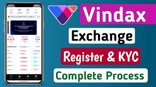 Vindax Exchange Register amp KYC Process  Vindax exchange par account kaise banaye [upl. by Aitnohs]