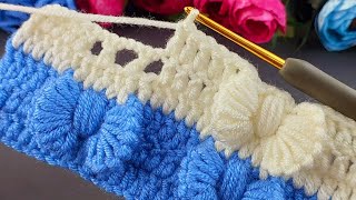 👍 wonderful knitting model made with chain and double handrail  knitting crochet diy design [upl. by Karia293]