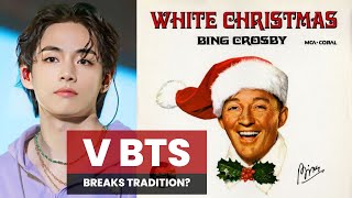 V BTS Teams Up with Bing Crosby New White Christmas Breaks Tradition [upl. by Lehrer137]