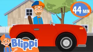 Transportation Song  BLIPPI  Educational Songs For Kids [upl. by Charley813]